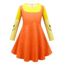 Girls Game Doll Fancy Dress Costume Kids Halloween Costume Child Squid Outfit