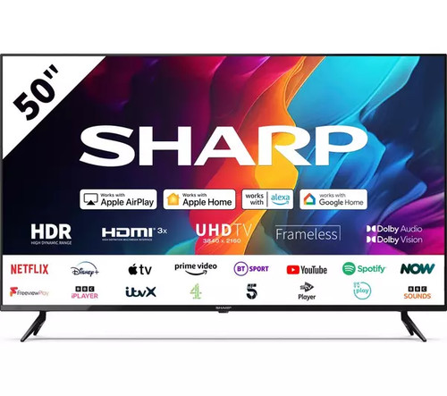 Sharp c50fj7kl1fb smart - sharp, 50"