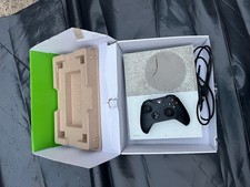 Microsoft Xbox One S Console with Controller White Used See Description