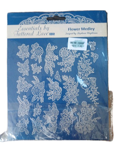 Tattered lace die flower - *tattered,
