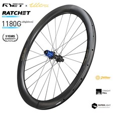 SuperLight Carbon Road Bicycle Wheels Ceramic Tubless Clincher Disc Ratchet Hub 