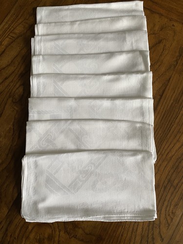 Nine antique large linen - nine,