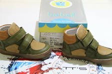 BO-BELL 'FOG' BOYS LEATHER/SUEDE MULTI-COLOURED SHOES SIZE UK 6.5 EU 23