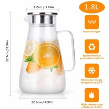 Glass Pitcher Water Jug