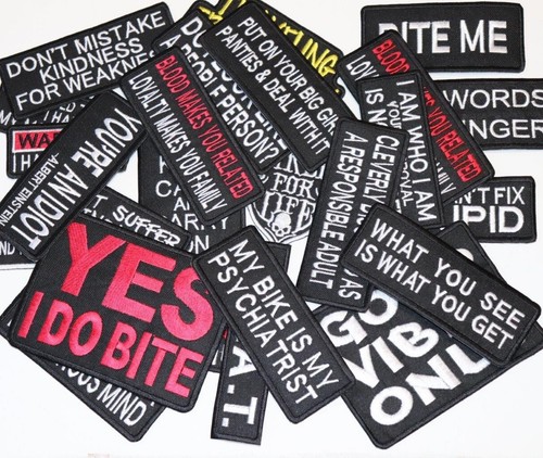 Slogan phrase words biker - biker, iron