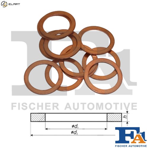 10x seal ring - seal, oil