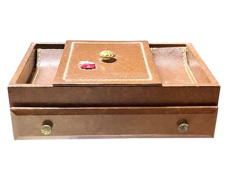 Vintage jewelry trinket box - vintage,