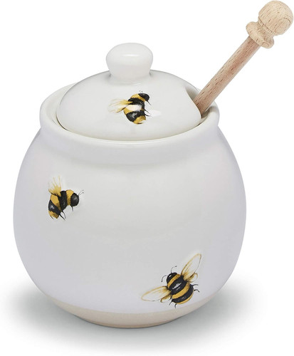 Bumble bee ceramic honey - honey, pot