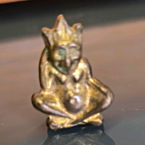 Vintage brass cornish - brass, pixie