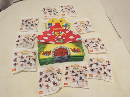 Smurf mcdonald happy meal - happy, toys