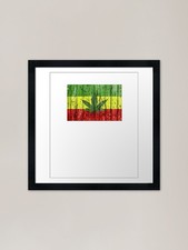 Jamaican Colors on Wood With