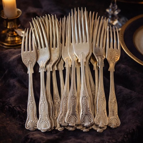 Kings pattern vintage silver - vintage,