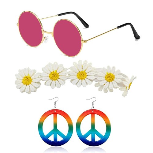 Pcs hippie set 60s fancy - pcs,