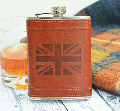 New hip flask 8oz stainless - new,
