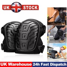 2x Knee Pads for Work with Heavy Duty Gel Cushion for Construction & Flooring-uk