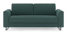 Bruno 3 Seater Sofa Bed, Green