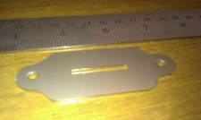 COIN ENTRY SLOT PLATE FOR