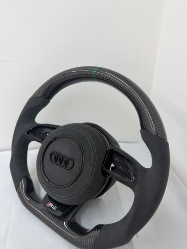 Audi green carbonsteering - green,