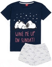 Peanuts Blue Snoopy Short