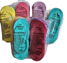 72 X Pairs Disposable Flip Flops Foam Pedicure slippers. 