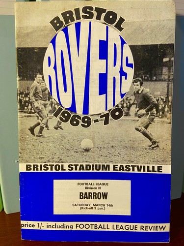 Bristol rovers barrow afc - rovers, vs