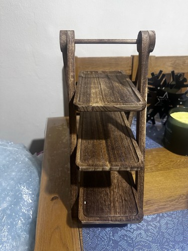 Brand new wooden - three, tiered