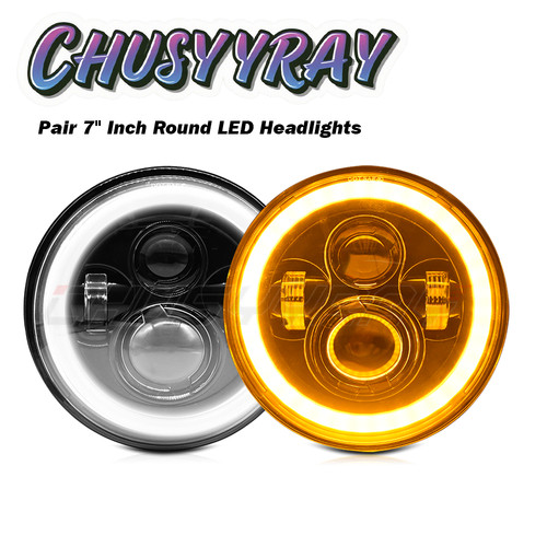 Pair inch round led - pair,