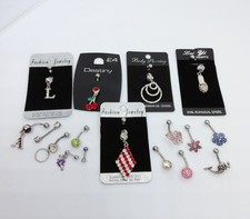  Joblot Bundle Body Jewellery Belly Bars Etc