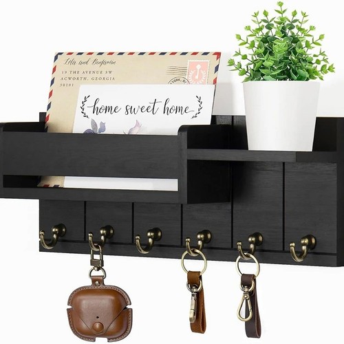 Wall mounted key - holder, hooks