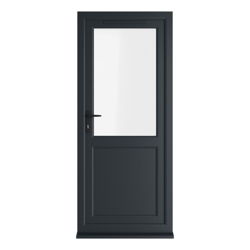Pvc single door - door, clear
