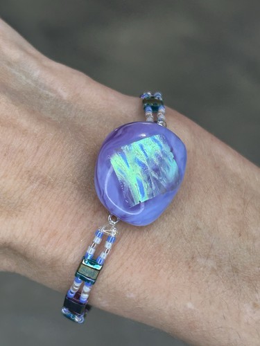Lavender dichroic glass - lavender,