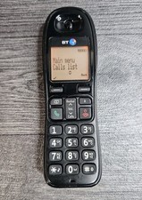 BT Cordless Handset Phone Only Black M7odel BT1000 Caller ID Display