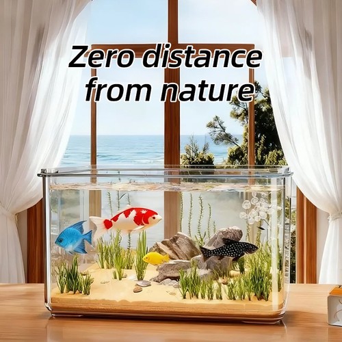 Transparent aquarium creative - aquarium,