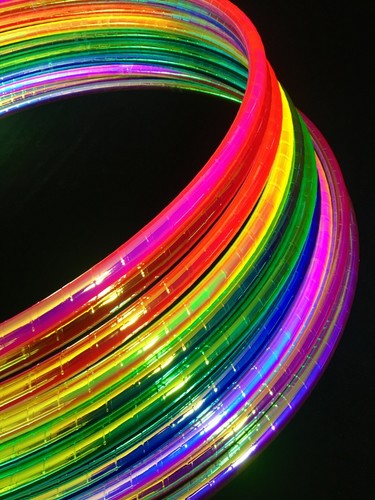 Travel polypro hula hoop - travel, w/