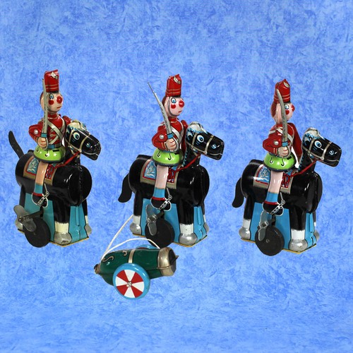 1960s cavalry tin soldier - cavalry,