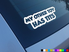 MY OTHER TOY HAS TIT FUNNY CAR