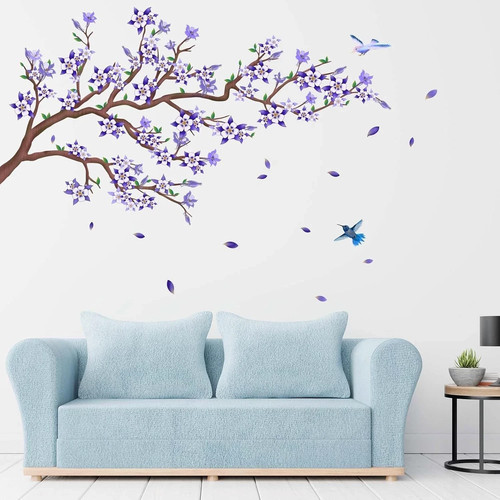 Purple cherry blossom tree - purple,