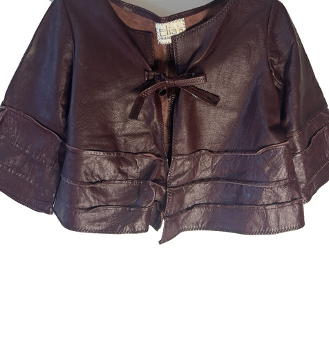 Vtg burgundy red suede soft - suede,