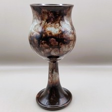 Brown Glazed Ceramic Wine