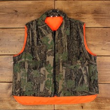 Vintage Winchester Outdoor Gilet XL Real Tree Vest Camouflage Green