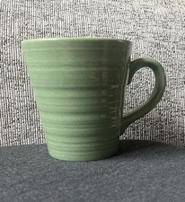 NESCAFE Official Pick Me Up Coffee Mug Green Vintage Stoneware Limited Edition