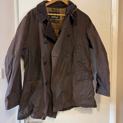 Barbour pea coat wax jacket - barbour,