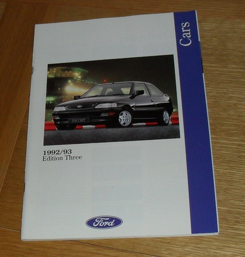 Ford brochure 1992 1993 sierra - brochure,
