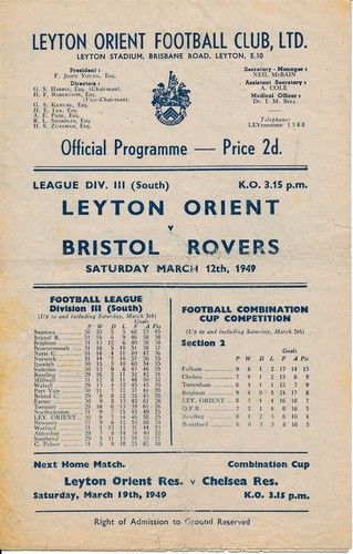 Leyton orient bristol rovers - bristol,