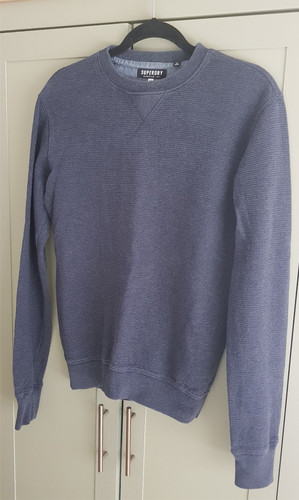 Mens superdry sweater navy - superdry,