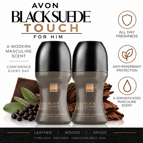 Avon black suede touch - 🖤,