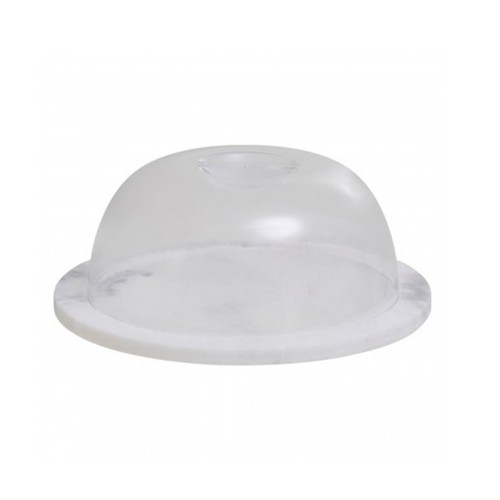 Round solid marble cheese - marble,