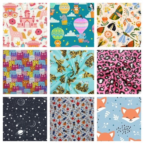 Fabric polycotton kids boys - polycotton,