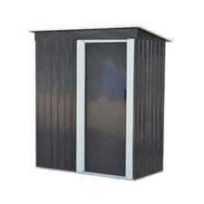 Metal Garden Shed  Pent Roof