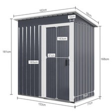 Garden Metal Shed Outdoor